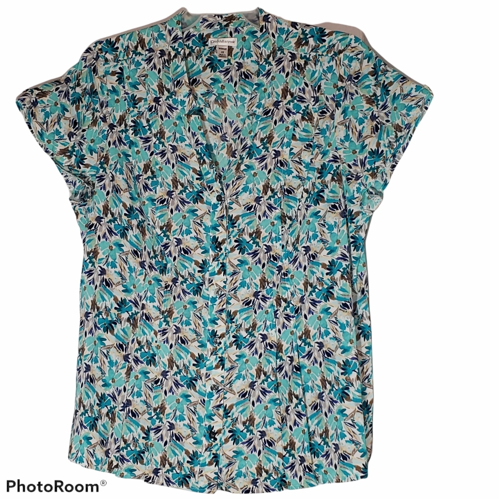 women's plus size 1X short sleeve summer top. 751